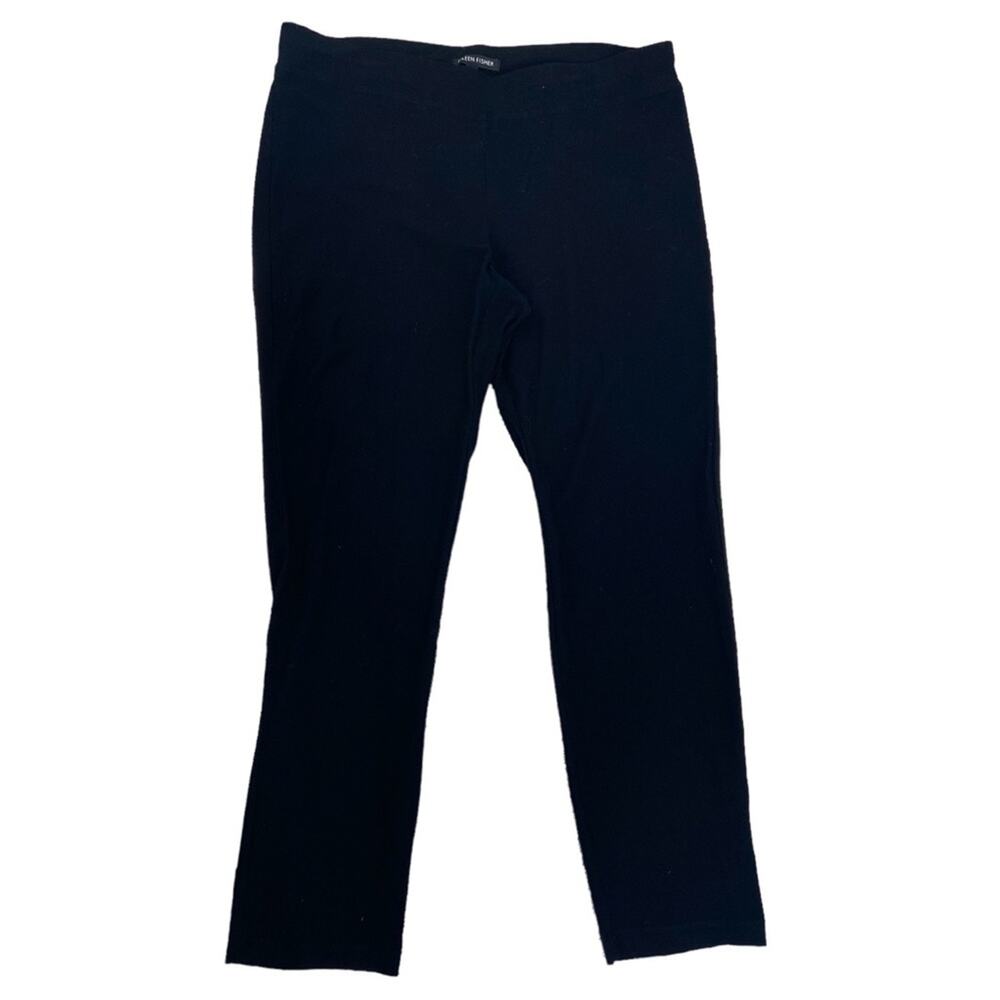 Eileen Fisher‎ Pull-On Crepe Pants Small Elastic Waistband Small